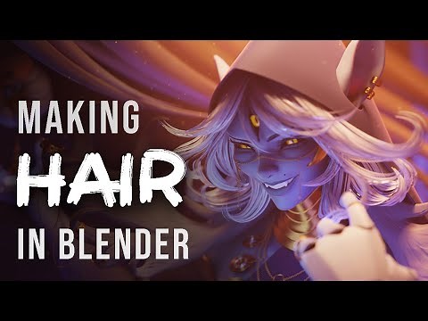 How to make 3D HAIR cards in BLENDER