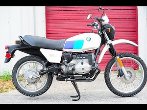 1981 BMW R80gs ride
