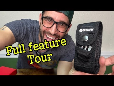 ★★★★★ ALL Tools Tour - Multitool review - BIBURY Multitool Pliers BI2038B Review
