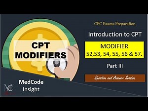 CPT modifiers with examples Part 3