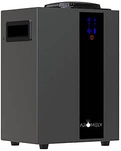 Aromely Smart Bluetooth HVAC Scent Diffuser, Aromatherapy Nebulizing Waterless Diffuser for Home, Office, Large Room, App Controlled Perfect Aroma Diffuser Up to 4,000 SQFT - Black