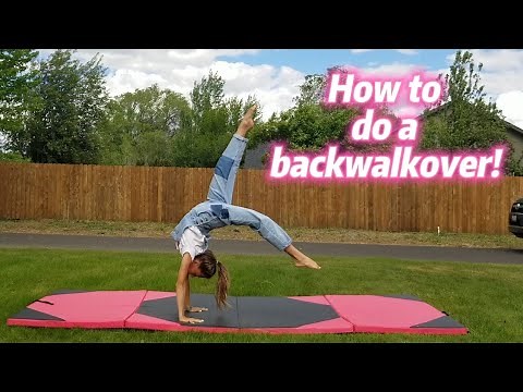How to do a back walkover | Step by Step Gymnastics