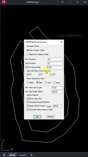 Divide Plot Equally AutoCAD YQPRIME 20X Faster Workflow