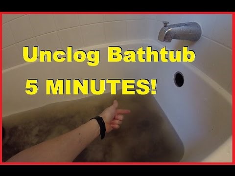 How To Easily Unclog Bathtub Shower Drain in 5 minutes -Jonny DIY