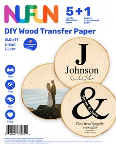 InkJet/Laser Printable DIY Wood Transfer Paper