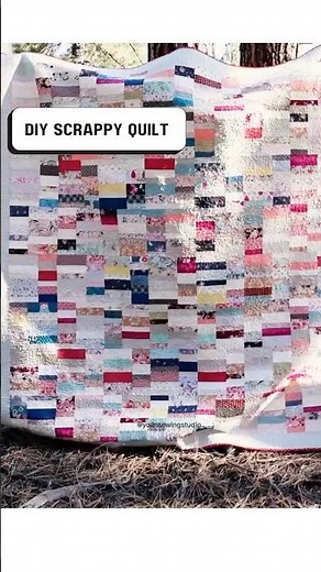 DIY scrappy quilt - The clustered quilt project