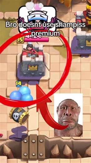 I think bro doesnt know how to use zap. megaknight players have the iq of a newborn child theyre all the same bro #clashroyalesong #clashroyale #clashroyalemoments #clashroyaledaily #fyp