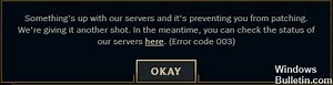 How to Fix: League of Legends Error Code 003 - Windows Bulletin