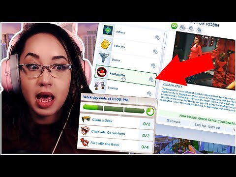 *NEW* GET TO WORK CAREER // The Sims 4 Mods