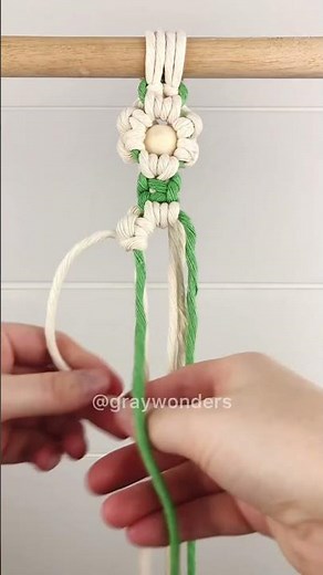 Macrame Flower Tutorial!!