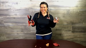 12K views · 363 reactions | Happy Tip Tuesday! This week Abby is demoing our NEW Craftool Razor Pliers she cuts a whopping 40 ounces of saddle skirting with these bad boys! In the video she uses our Pocket Leather Gauge to show y'all just how heavy the leather is! P.S.A The large numbers on this gauge are millimeters and the small numbers are ounces! | Tandy Leather | Facebook