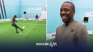 37K views · 532 reactions | ✅Penalty ✅Volley ✅One-on-One ✅Crossbar Challenge Shaun Wright-Phillips nearly had the perfect Soccer AM Pro AM performance. Sign him up! ⭐ | Soccer AM | Facebook