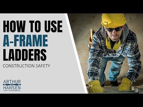 Step Ladder Safety Training Video: Proper Use of A Frame Ladders | Construction Ladder Safety 2022
