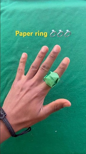 How to Make a Paper Ring That Looks Expensive!” 💍✨ (Easy & Cute DIY)