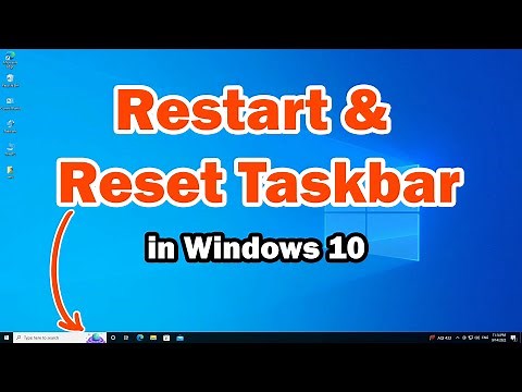 How to Restart and Reset Taskbar on Windows 10 PC or Laptop