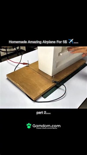 HOMEMADE_MACHINE.00ka on Instagram: "Homemade amazing airplane for 5$ ✈️.... . Turn simple household materials into an incredible flying machine for less than $5! This easy, step-by-step DIY project proves you don't need expensive parts to build an amazing airplane. Perfect for a fun afternoon activity with kids or an impressive, budget-friendly science project. Get ready to watch it soar! . #HomemadeAirplane#DIYProjects #5DollarBuild#BudgetCrafts #STEMforKids#FlyingMachine #InexpensiveFun#EasyD