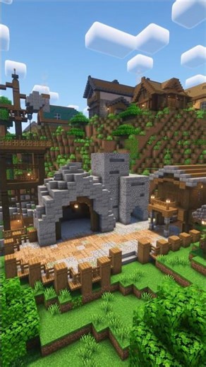 Quarry In Minecraft | Tutorial | Building a City | #timelapse #minecraft #tutorial