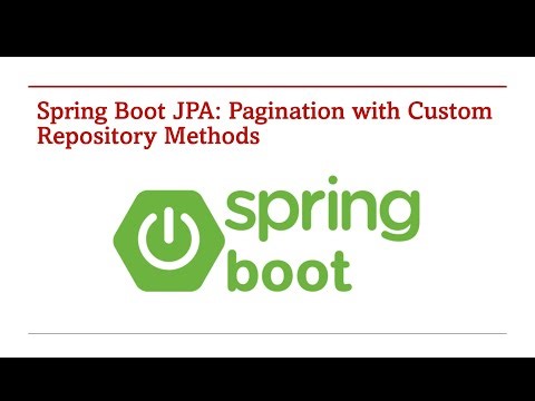 147 Spring Boot JPA: Pagination with CustomRepository Methods​