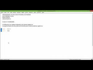 Download, instalação e usos básicos do WxMáxima