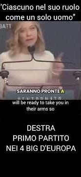 MELONI : distrugge la sinistra Non abbiate paura di sporcarvi le mani