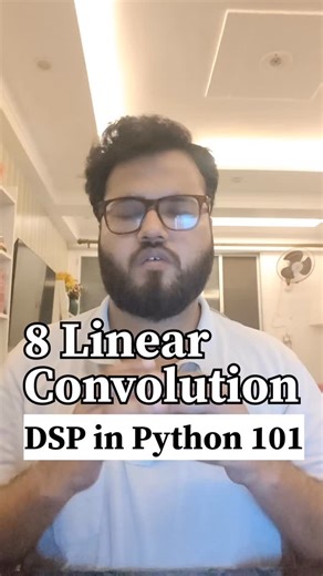 Flywheel Robotics on Instagram: "Linear Convolution. DSP in Python 101 #engineering #robotics #engineer #tech #college #arduino #iot #internship #robot #electronics #pythondeveloper #signalprocessing"