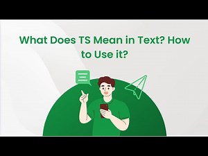 📱 What Does "TS" Mean in Text Messages? 🤔💬