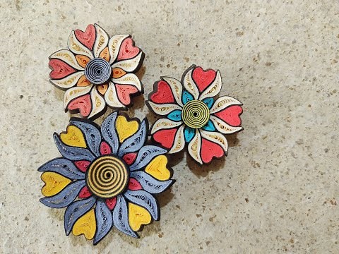 Beautiful Advanced Quilling Flower