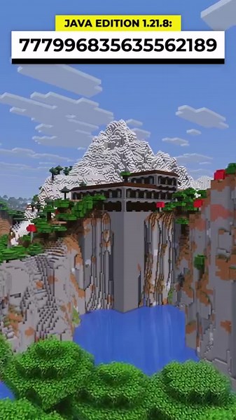 Minecraft Mansion Mountain Seed!