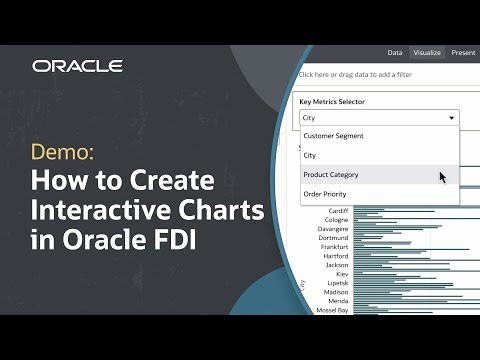 How to Create Interactive Charts in Oracle Fusion Data Intelligence