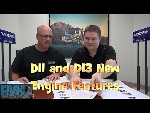 2018 Green Volvo D11 and D13 Engine Features and Comparison