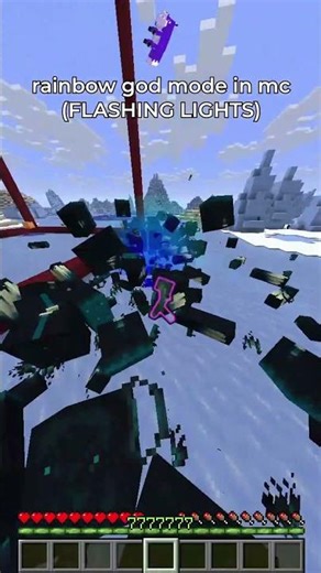 activating god mode in minecraft 😎