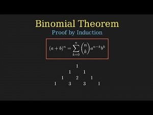 Proof of the Binomial Theorem Using Mathematical Induction | Step-by-Step Explanation