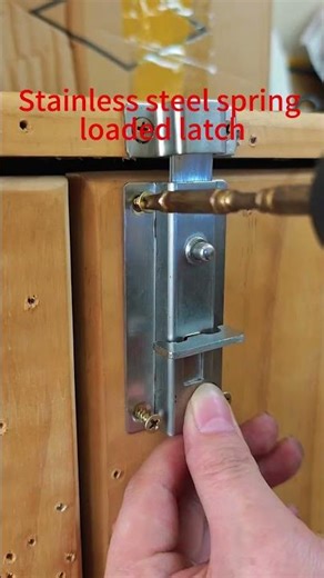 Hardware tool accessories Stainless steel spring loaded latch