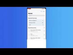 Creating an electronic signature on your desktop