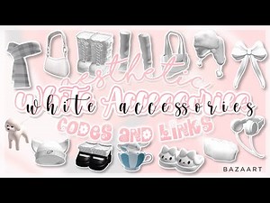 Aesthetic White Accessories Codes & Links | Roblox Bloxburg, Berry Avenue, Brookhaven