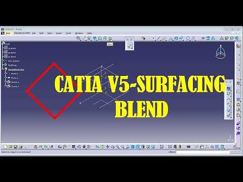 Catia V5 Surface Design Blend ||