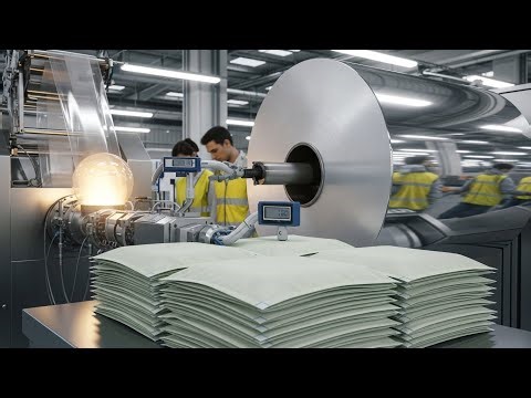 Inside a Modern Corn Starch Biodegradable Packaging Factory | Full Production Line Explained