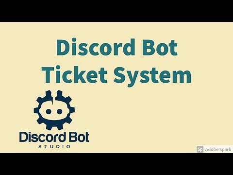 Discord Bot Studio Ticket System Tutorial
