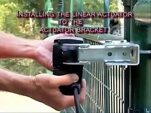 Sentry 300 Installation - STEP 8 - Installing the Linear Actuator