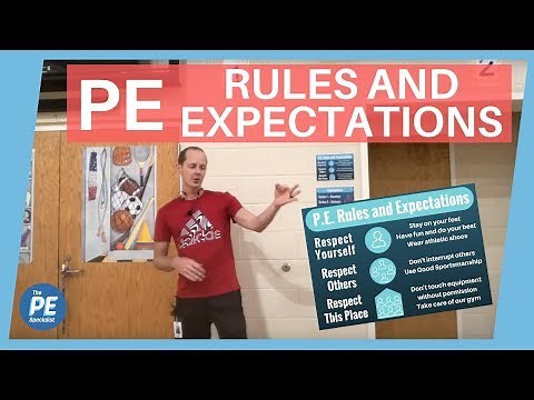 PE Rules and Procedures Overview During First Week of School #physed
