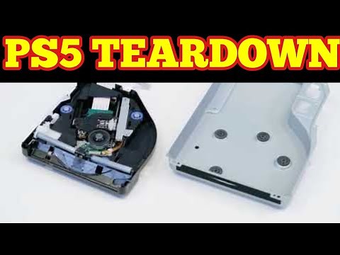 PS5 Teardown - How to get to the Disc Drive & Fan (Playstation 5 Ultra Hd Blueray Player location)