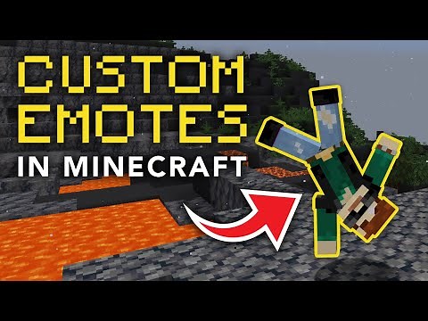 How to make CUSTOM Minecraft EMOTES (Emotecraft)
