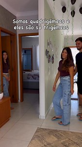 Não tem mais um pra Lu não?? 😅😅 #gêmeos #edição #efeito #trigêmeos #raro #meme #comédia | Casal Twins