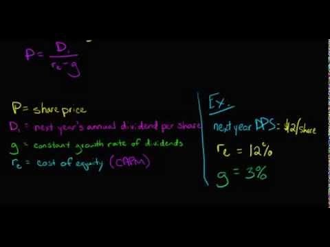 Dividend Discount Model (DDM)