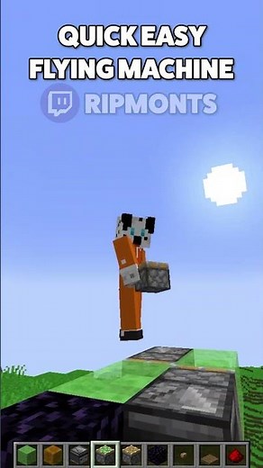 How to Make a Flying Machine in Minecraft