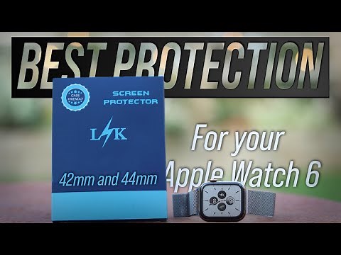 How to install LK Screen Protector for Apple Watch Series 6 | Series 5 | Best Apple Watch protector