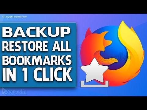 How to Backup & Restore Bookmarks in Firefox