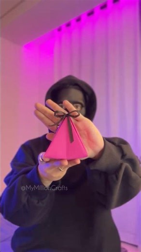 DIY Origami Gift Box 🎁 | Easy Paper Craft Idea #diy #craft #giftbox