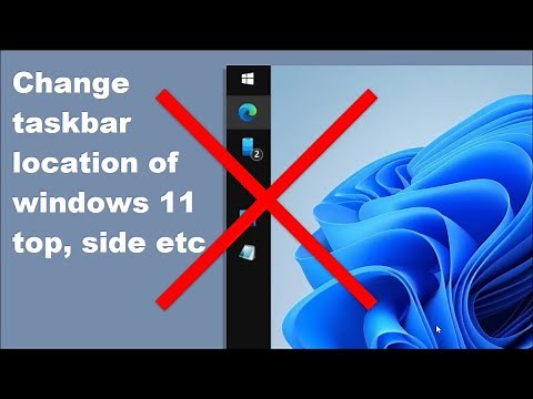 How to change windows 11 taskbar position 2021 | how to change taskbar location windows 11 regedit