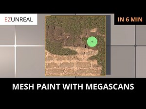 Unreal Engine 5 Tutorial: How to Use Mesh Paint with Megascans in UE5 (Beginner)